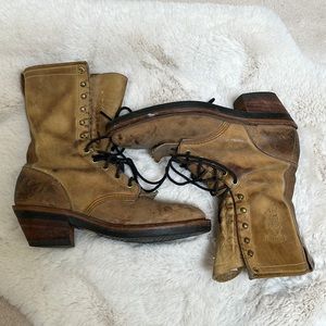 Chippewa, size 9, work boot.